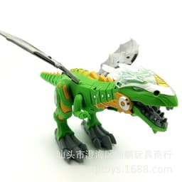 image-Lemei Electric Fire-Breathing Dragon Dinosaur Model Toy