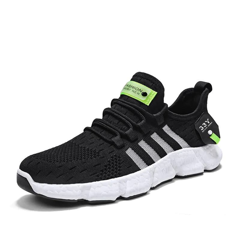 image-Men's Fly Woven Mesh Casual Sports Shoes Low Top Sneakers