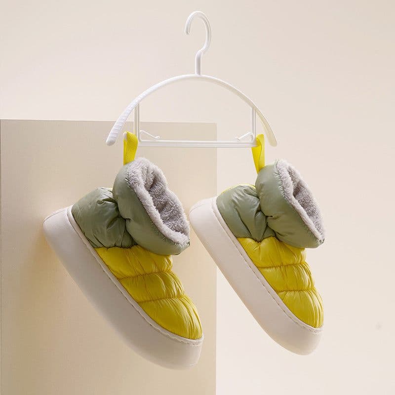 image-Women's Cotton Slippers Winter Warm Fur Snow Boots