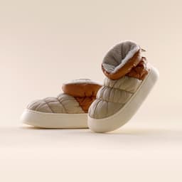 image-Women's Cotton Slippers Winter Warm Fur Snow Boots