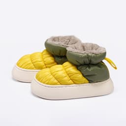 image-Women's Cotton Slippers Winter Warm Fur Snow Boots