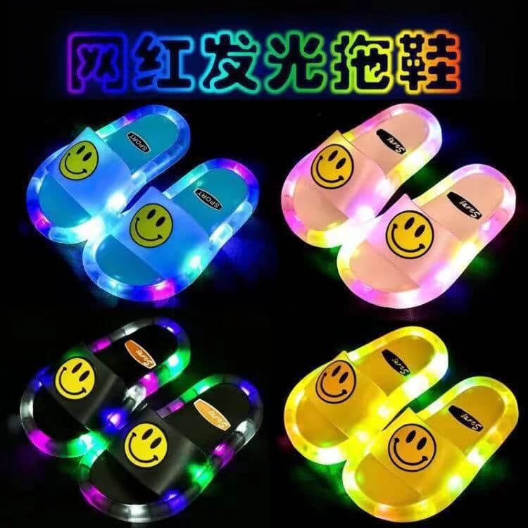 image-Children's Luminous Unicorn Slippers