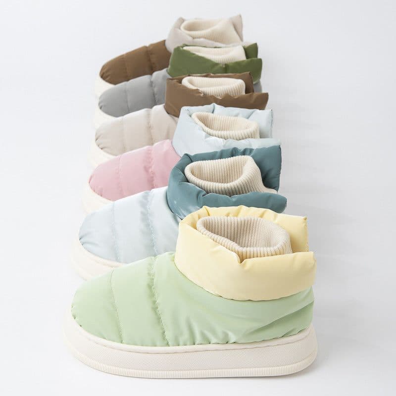 image-Huachun Snow Boots Winter High-Top Cotton Boots Unisex