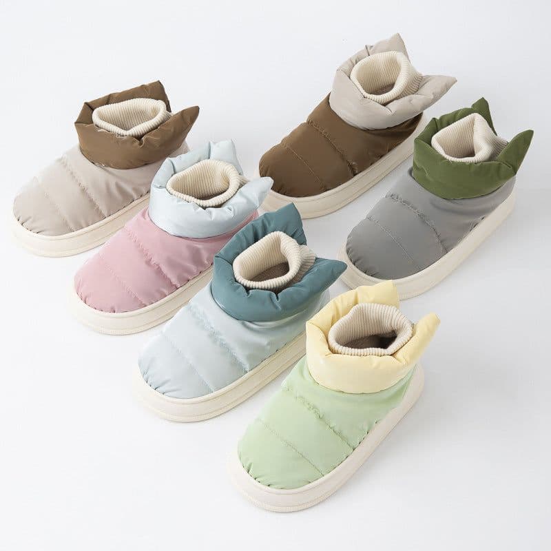 image-Huachun Snow Boots Winter High-Top Cotton Boots Unisex
