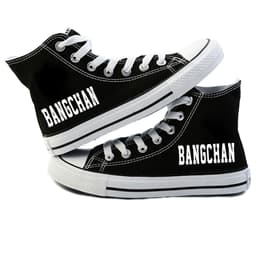 image-Stray Kids Canvas High-Top Shoes Unisex Breathable Sneakers