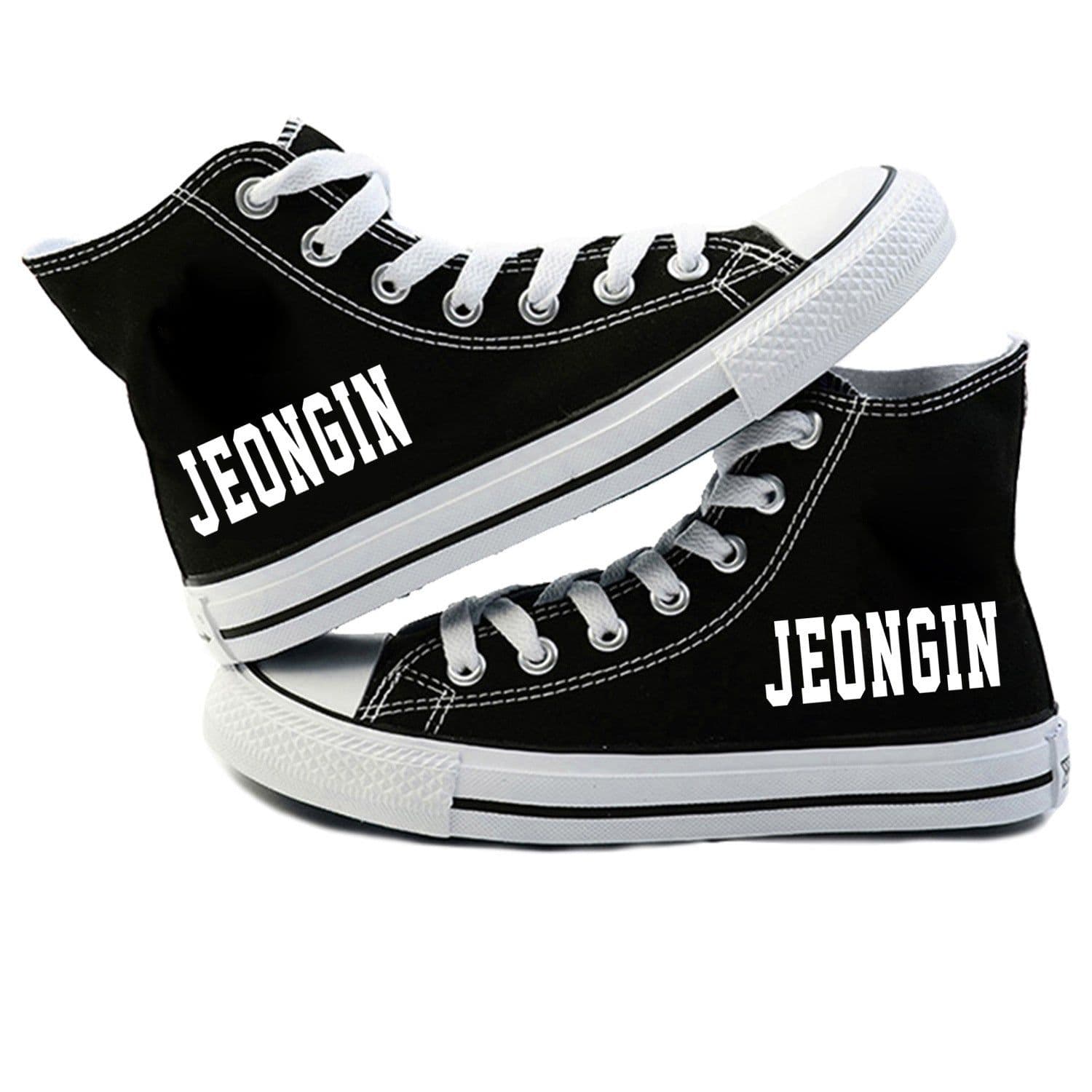 image-Stray Kids Canvas High-Top Shoes Unisex Breathable Sneakers