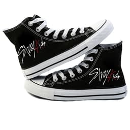 image-Stray Kids Canvas High-Top Shoes Unisex Breathable Sneakers