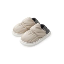 image-Youtune Women's Cotton Slippers Waterproof PU Leather Winter Warm