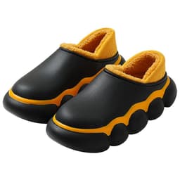 image-An Sham Fen Unisex Cotton Slippers Waterproof Non-Slip EVA Sole