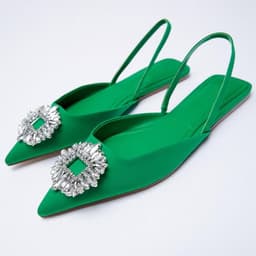 image-Women's Pointed Toe Stiletto Mules High Heel Sandals Size 35-43