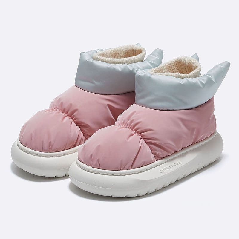 image-Love Home EVA Down Cotton Slippers Indoor Outdoor Unisex