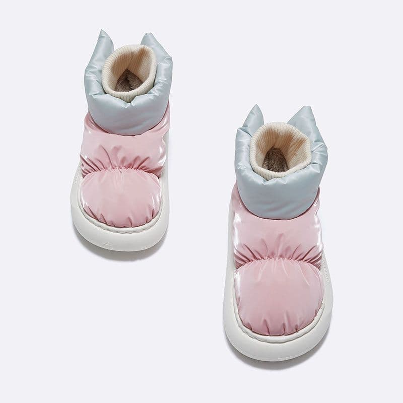 image-Love Home EVA Down Cotton Slippers Indoor Outdoor Unisex