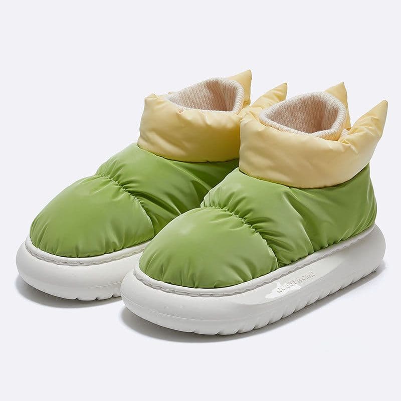 image-Love Home EVA Down Cotton Slippers Indoor Outdoor Unisex