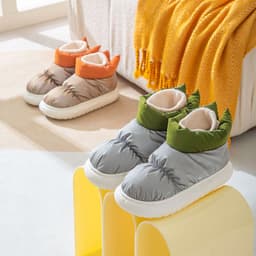 image-Love Home EVA Down Cotton Slippers Indoor Outdoor Unisex
