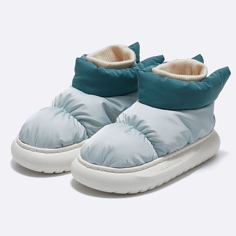 image-Love Home EVA Down Cotton Slippers Indoor Outdoor Unisex
