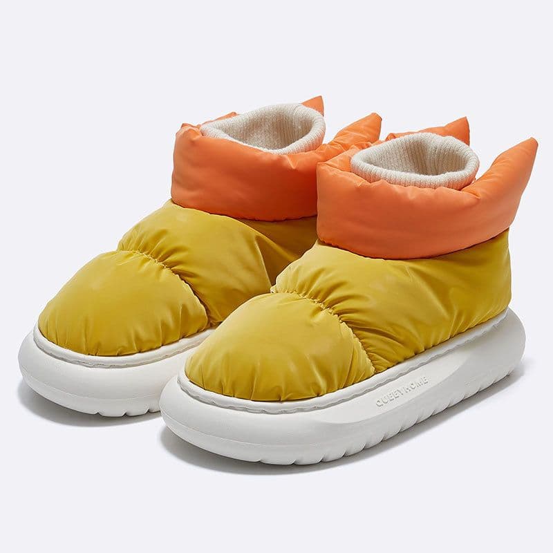 image-Love Home EVA Down Cotton Slippers Indoor Outdoor Unisex