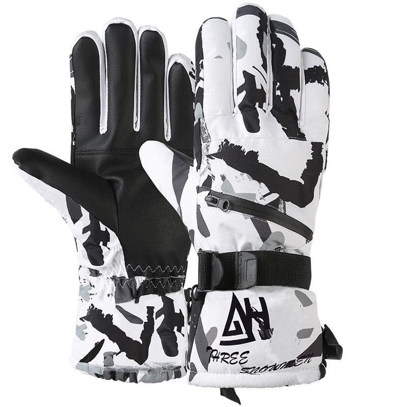 image-THREE SNOWMEN Ski Gloves Waterproof Touchscreen Winter Gloves