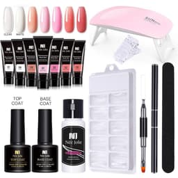 image-NeeJolie Nail Extension Gel Kit 15-Piece Set Paper-Free
