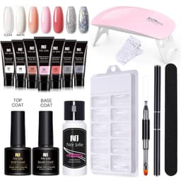 image-NeeJolie Nail Extension Gel Kit 15-Piece Set Paper-Free
