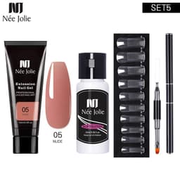 image-NeeJolie Nail Extension Gel Kit 15-Piece Set Paper-Free