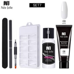 image-NeeJolie Nail Extension Gel Kit 15-Piece Set Paper-Free