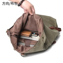 image-Canvas Travel Backpack 20-35L Vintage Style Large Capacity