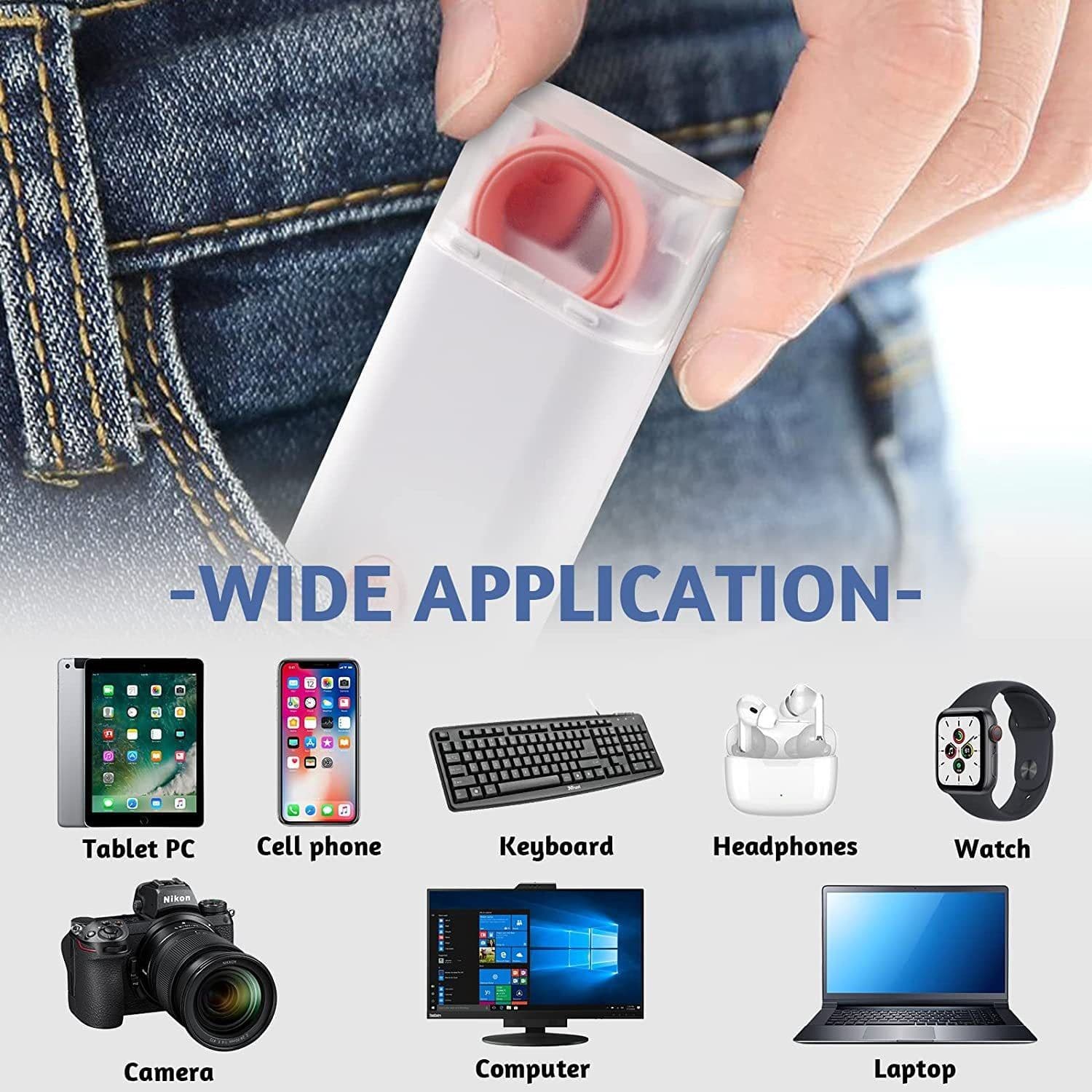 image-QSD 7-in-1 Electronics Cleaning Kit with Brush and Pen