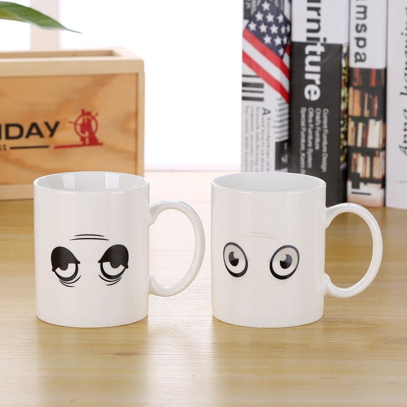 image-Color Changing Ceramic Mug 301-400ml Creative Gift Cup