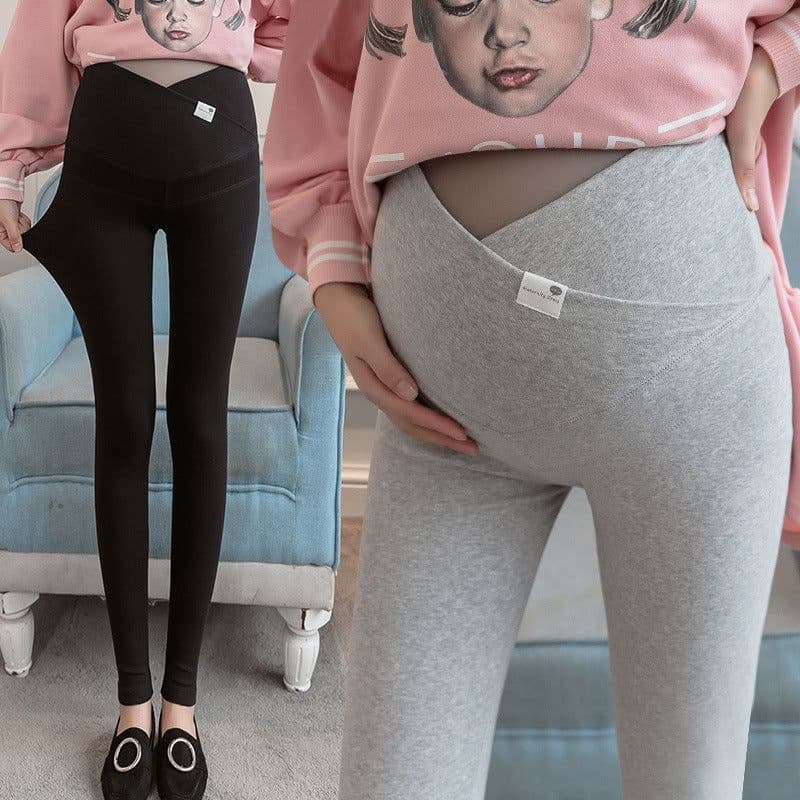 image-Real Price Maternity Leggings with Belly Support