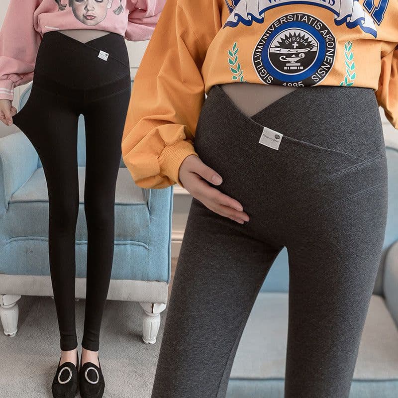 image-Real Price Maternity Leggings with Belly Support