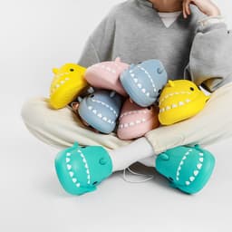 image-Shark Cotton Plush Slippers Waterproof Non-Slip Indoor Winter