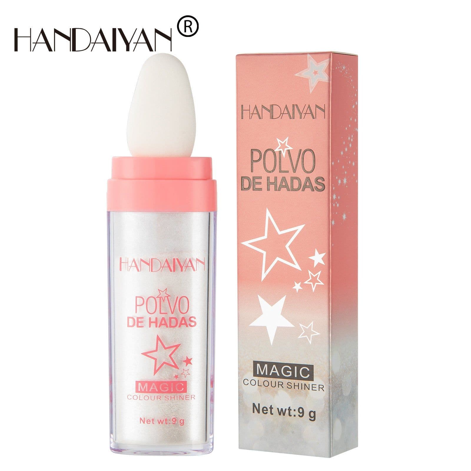 image-15g White Moonlight Highlighter Powder Shimmer Face Body Makeup