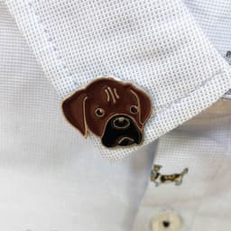 image-Pet Dog Brooch Pin Metal Animal Badge Accessory