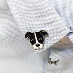 image-Pet Dog Brooch Pin Metal Animal Badge Accessory