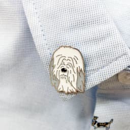 image-Pet Dog Brooch Pin Metal Animal Badge Accessory