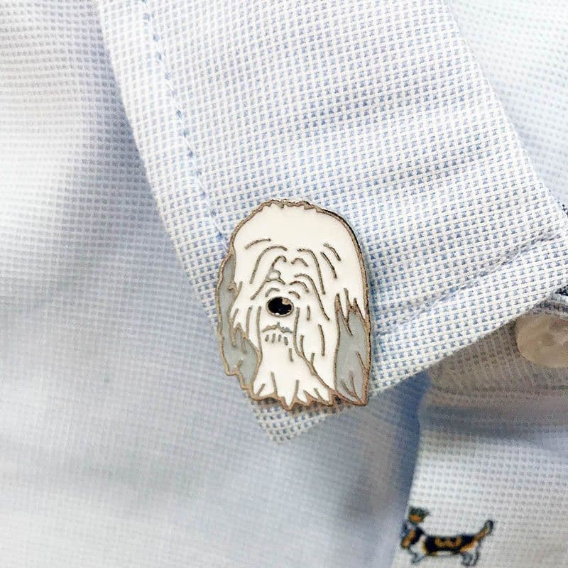 image-Pet Dog Brooch Pin Metal Animal Badge Accessory
