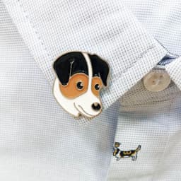 image-Pet Dog Brooch Pin Metal Animal Badge Accessory