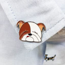 image-Pet Dog Brooch Pin Metal Animal Badge Accessory