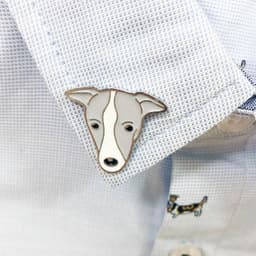 image-Pet Dog Brooch Pin Metal Animal Badge Accessory