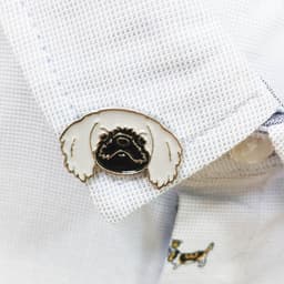 image-Pet Dog Brooch Pin Metal Animal Badge Accessory