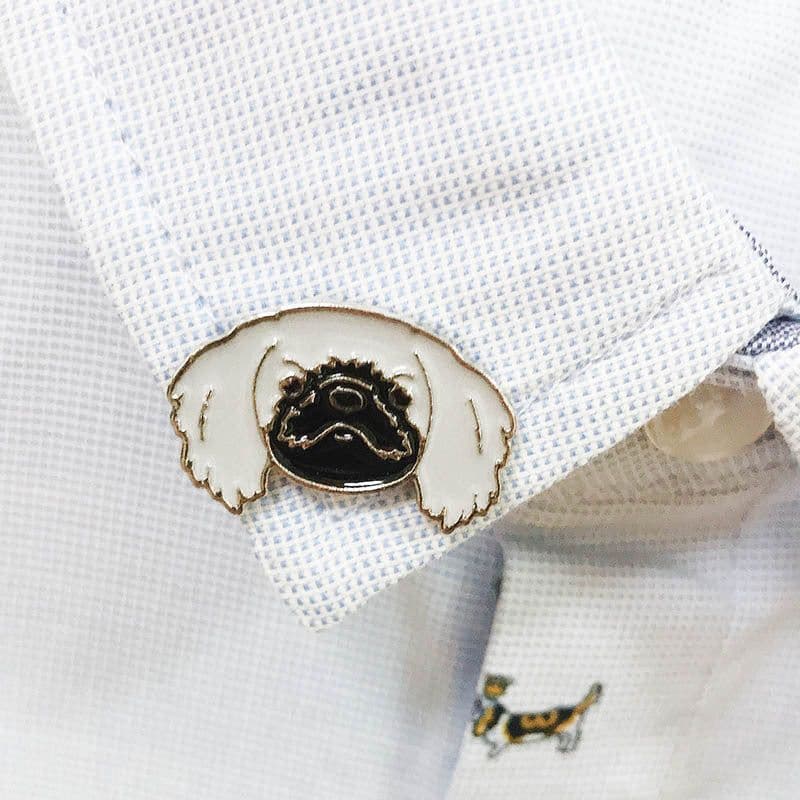image-Pet Dog Brooch Pin Metal Animal Badge Accessory