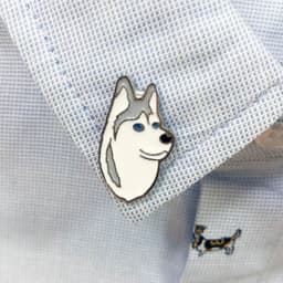 image-Pet Dog Brooch Pin Metal Animal Badge Accessory