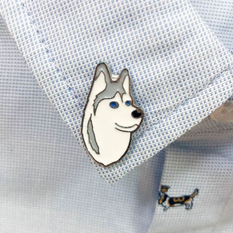 image-Pet Dog Brooch Pin Metal Animal Badge Accessory