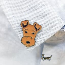 image-Pet Dog Brooch Pin Metal Animal Badge Accessory