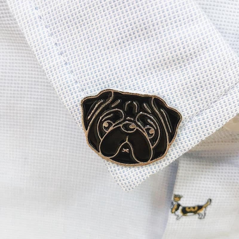 image-Pet Dog Brooch Pin Metal Animal Badge Accessory