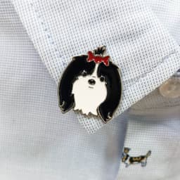 image-Pet Dog Brooch Pin Metal Animal Badge Accessory