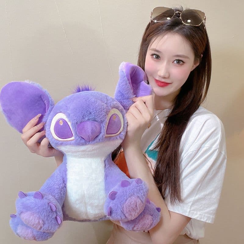 image-Purple Stitch Plush Doll 110cm Short Plush Toy
