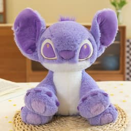 image-Purple Stitch Plush Doll 110cm Short Plush Toy