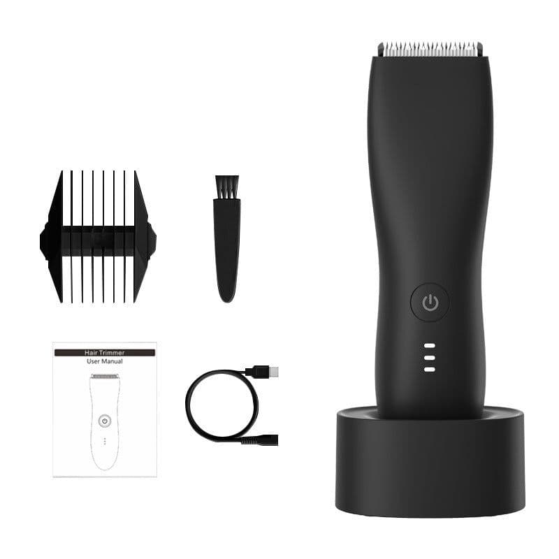 image-Men's Electric Body Hair Trimmer Washable Clipper