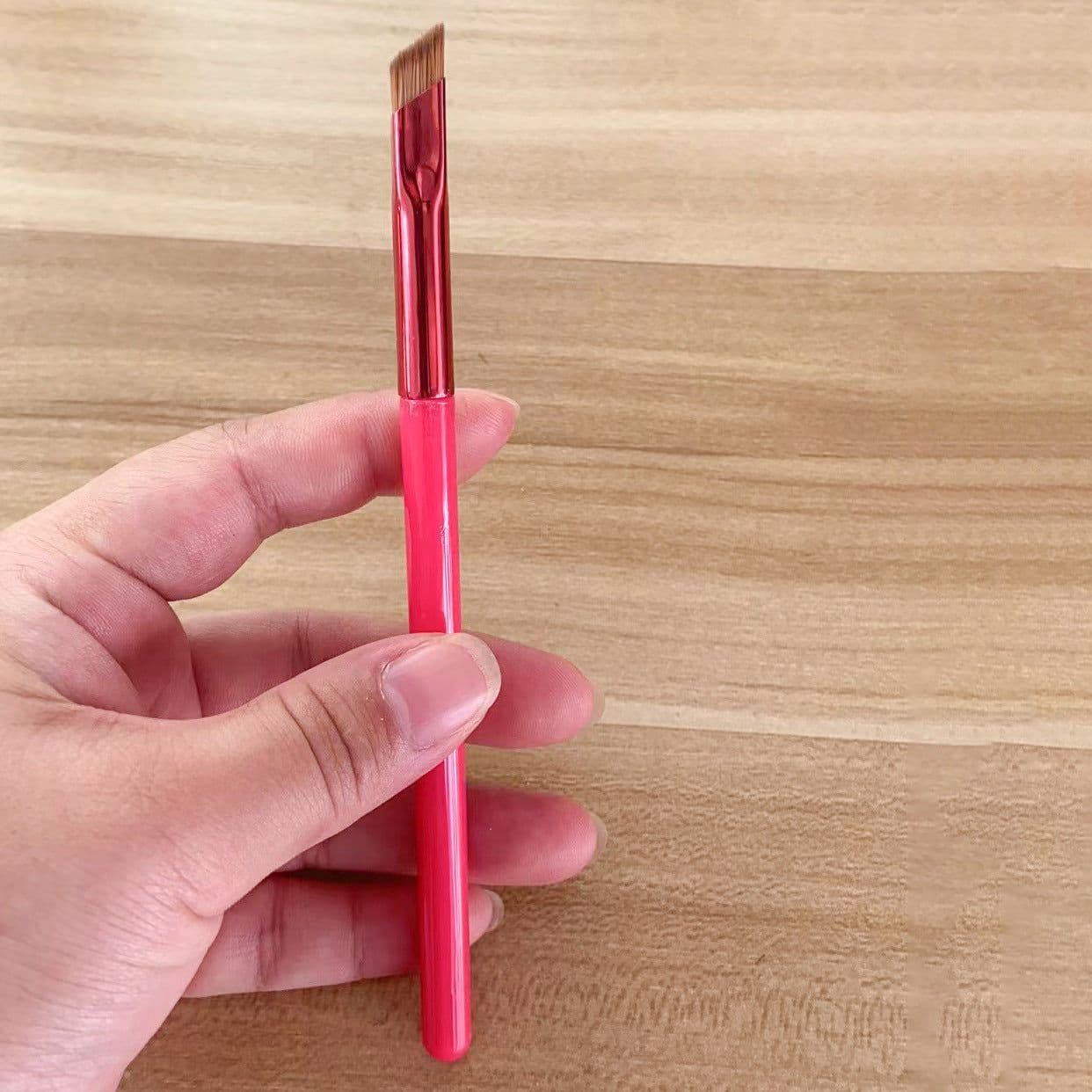 image-Eyebrow Brush Portable Nylon Bristle Makeup Tool 15cm